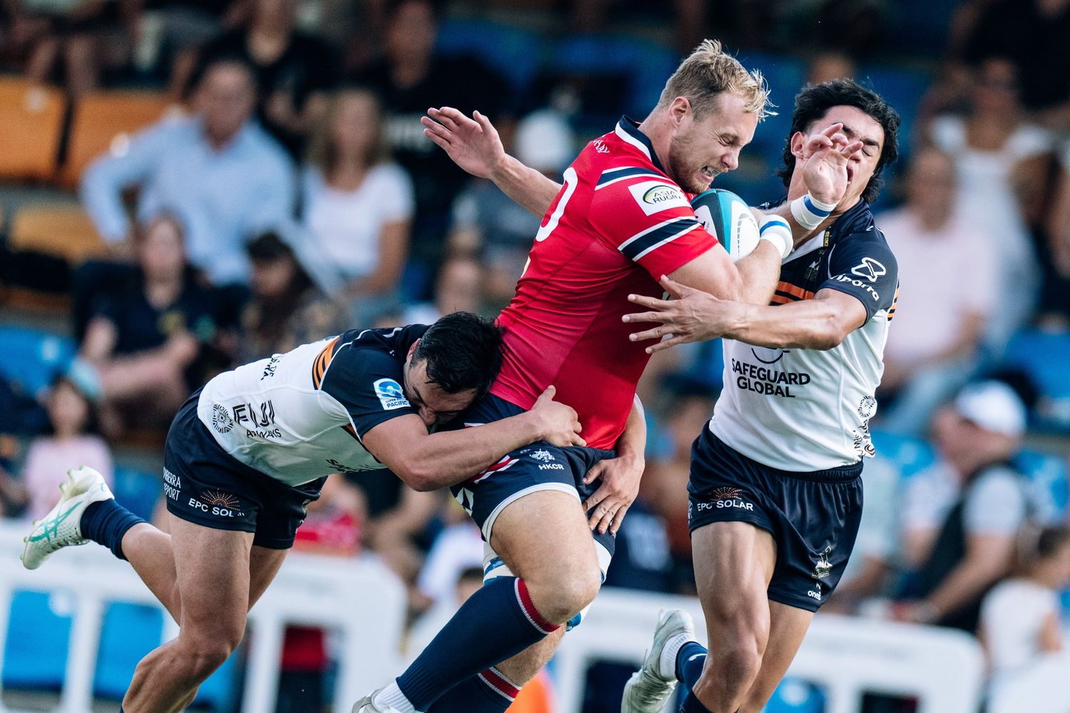 中國香港十五人欖球隊對陣ACT Brumbies表現提升